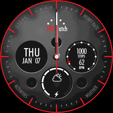 IWF 42 Watch V 2.0 BLACK