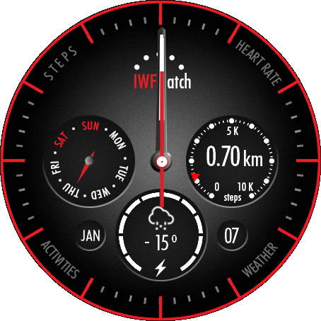 IWF Watch V 2.1 BLACK