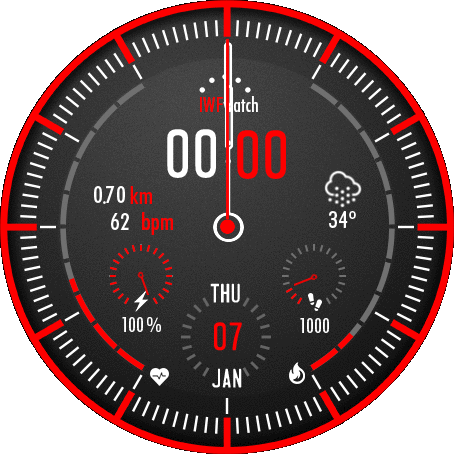IWF Watch V 5.1 Red