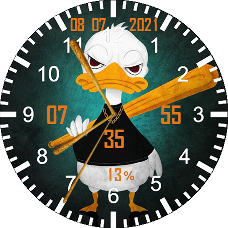 Duck baseball player