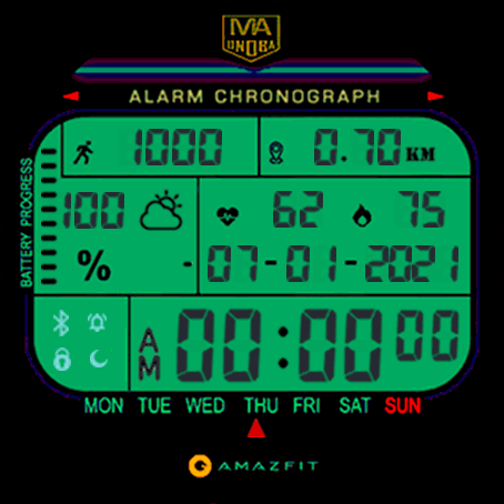 WATCHATI INGLES GTR 47 mm MOD illuminator green