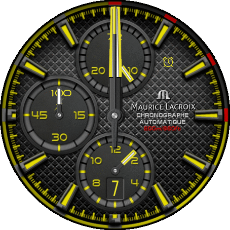 Maurice Lacroix Chronographe Carbon & Yellow by Tucci Factory