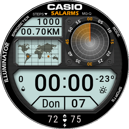 Casio Iluminator english & german