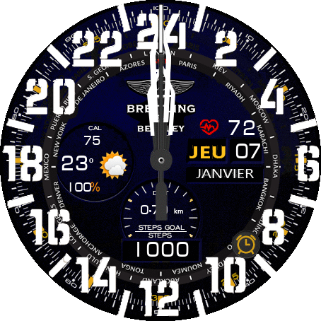 Breitling Bentley deep blue 24h