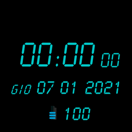 Red led vintage battery