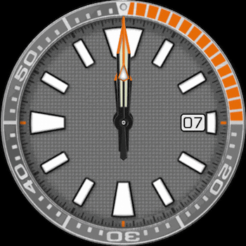 Seiko Orange Grey