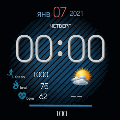 Weather watchface 42 Ru