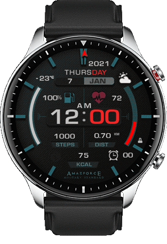 Amazfit Force - mod Jaro-GTR 2-BLUE