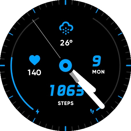 Amazfit Active Blue EN