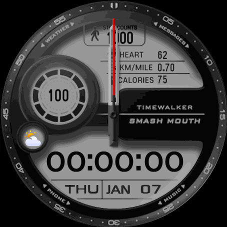 Gray hybrid V3 by Drakowed - Amazfit GTR • 47mm | 🇺🇦 AmazFit, Zepp