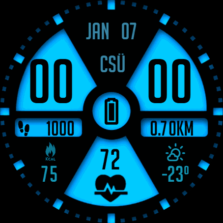 Simple blue Kamillos