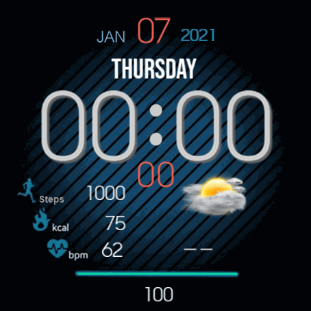 Weather watchface