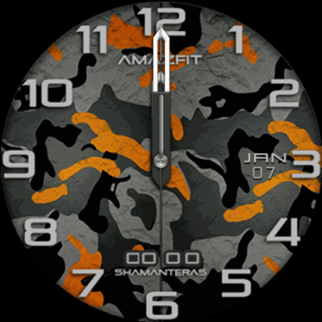 Orange-Grey camouflage