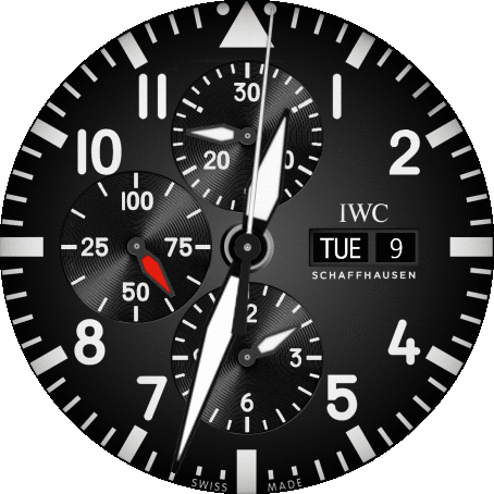 IWC chronograph pilot watch