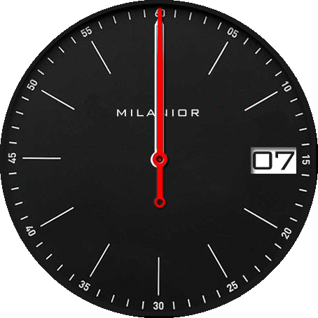 milanior clean black simple