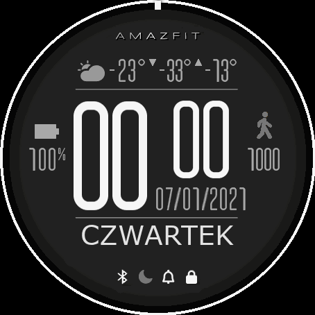 Moja przeróbka tarczy eliasf Black & White / Red (wf1_bw/red/bw_PL)