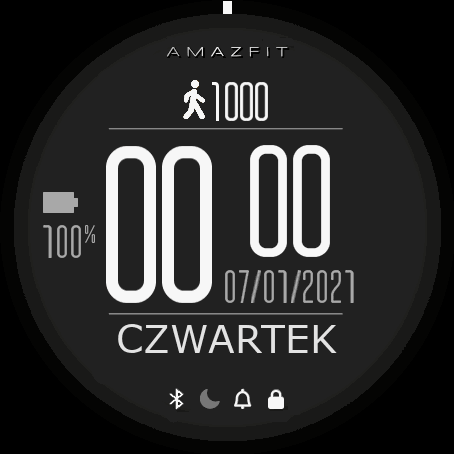 Moja przeróbka tarczy eliasf Black & White bez pogody