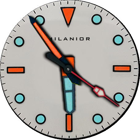 milanior orange blue clock for gtr2 v2