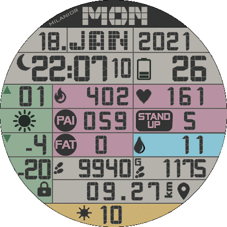 milanior Explorer v1 for amazfit GTR 2