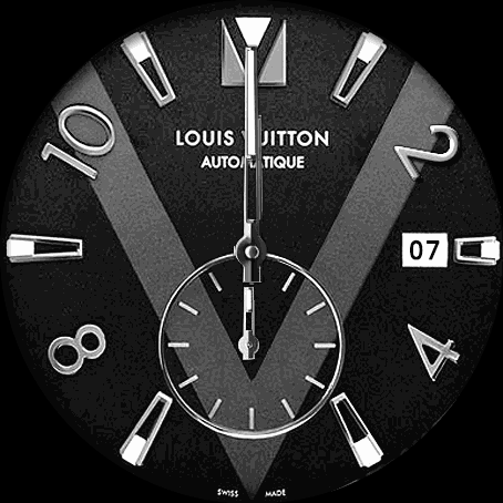 LOUIS VITTON BLACK AUTOMATIQUE EDITION..