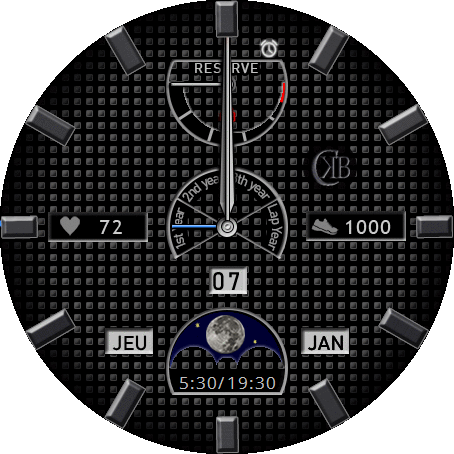 Sun and Moon  + Complete date (leap years)