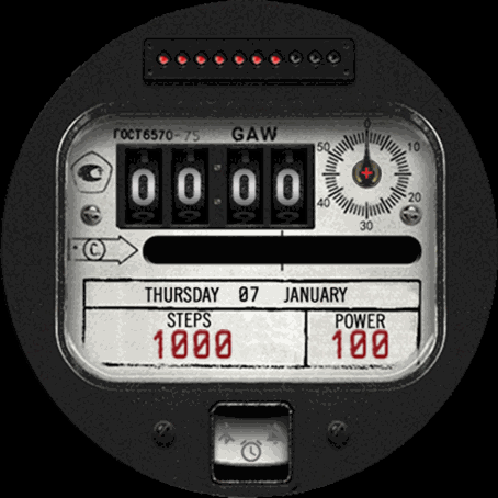 contador eléctrico 47mm