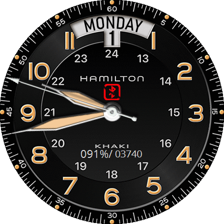HamiIton Khaki Field Day Date