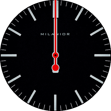 simple analog clock for gtr2 by milanior