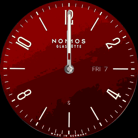 Nomos Glashutte Red