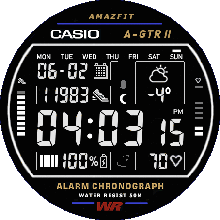 Casio A-GTR II Black