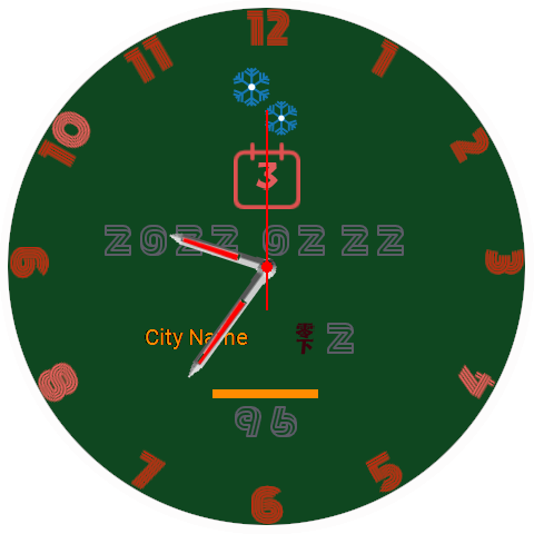 绿色底盘粉色针