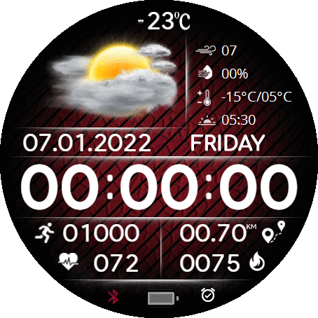 Weather station WF red