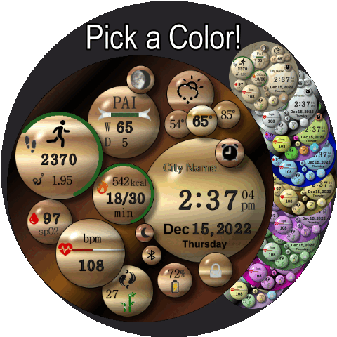 Bubbles - English - Several Colors available in downloads (detailed main and simple AOD)