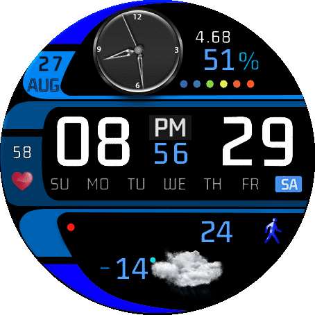 GTR-3BDrag color blue