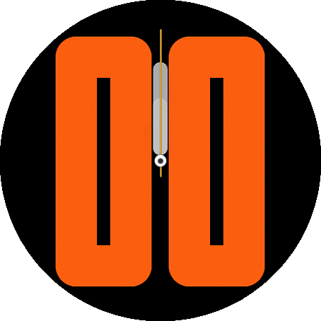 Apple Orange Numerals Mono