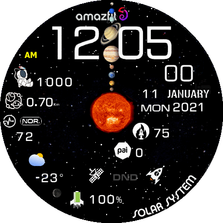 Solar System 9 circle GTR3