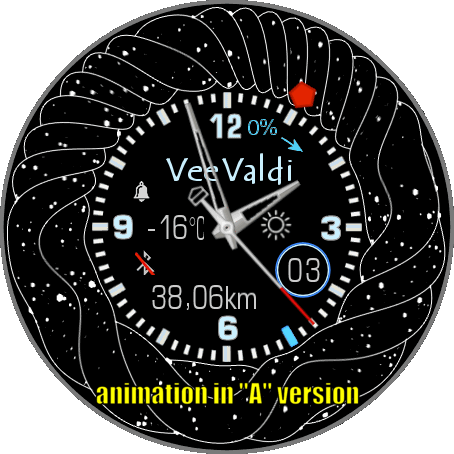 VeeValdi rippling ring