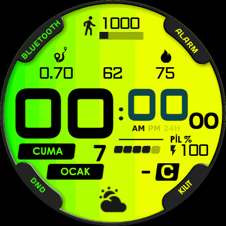 RZ195 Green Yellow TR