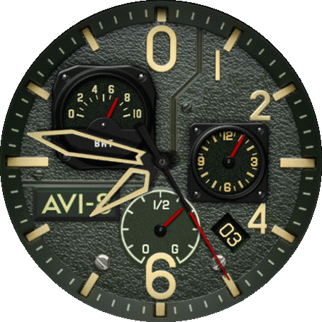 AVI-8 Hawker Hunter Retrograde Chronograph Ground Camo