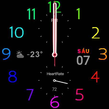 Colorful number analog by Trieu