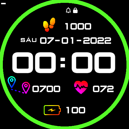 Digital Number Waych by Trieu