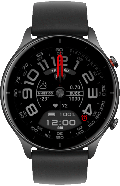 Analog Black red Sieu Nhan Trieu