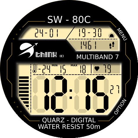 Retro Digital Yellow