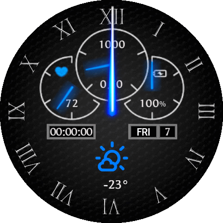 Follivier Black and Blue Burk Mod