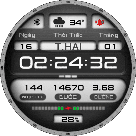weather digital tiếng việt gtr4 by SieuNhanTrieu