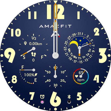 Navyblue base 5dial