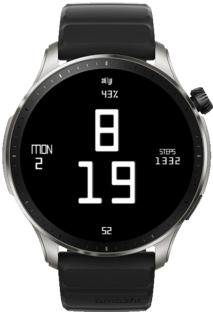 Digital Bold Black and White