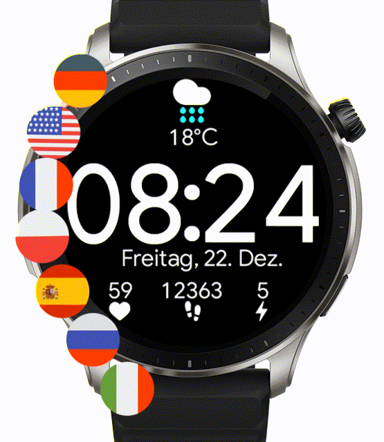 Clean Google Watchface