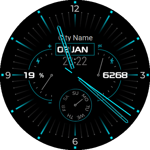 Abandon Time watch face