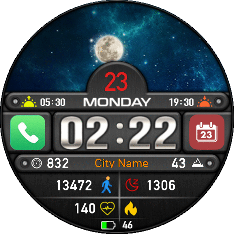 Circulation Sun & Moon